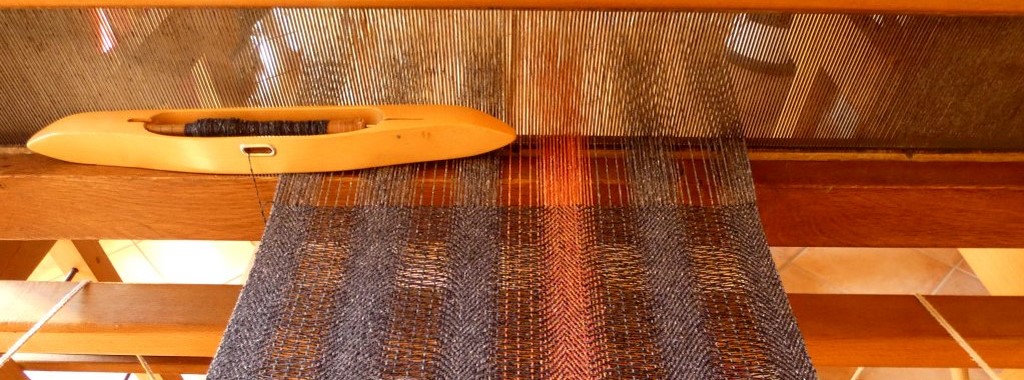 Echarpe en soie sauvage