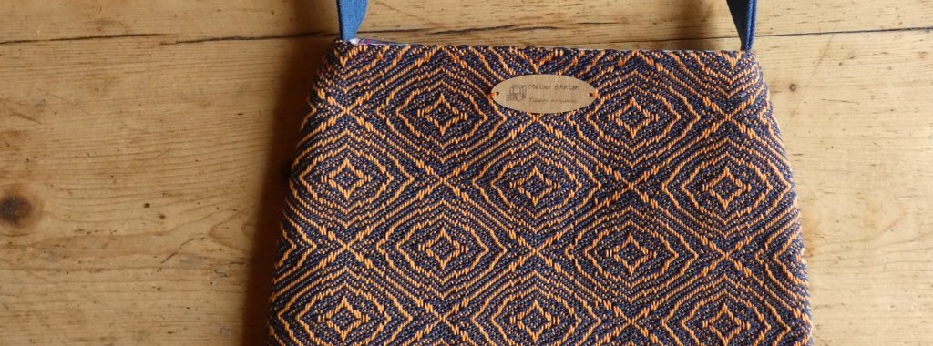 Sac en coton tissé et jean recyclé