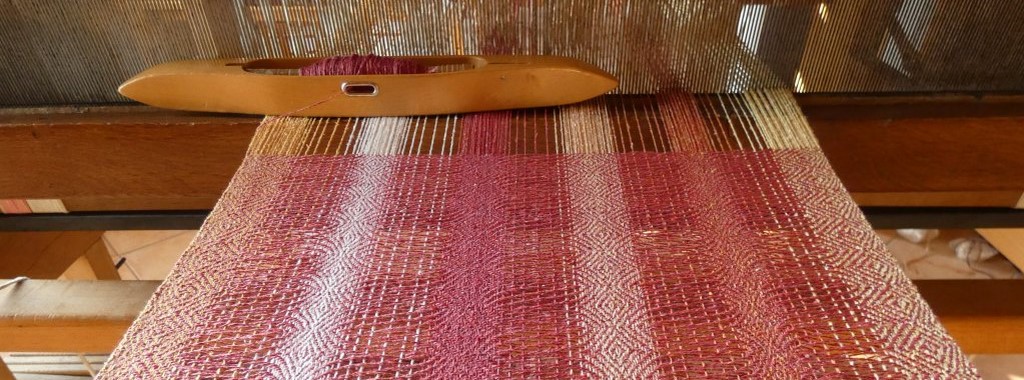 Echarpe en soie sauvage