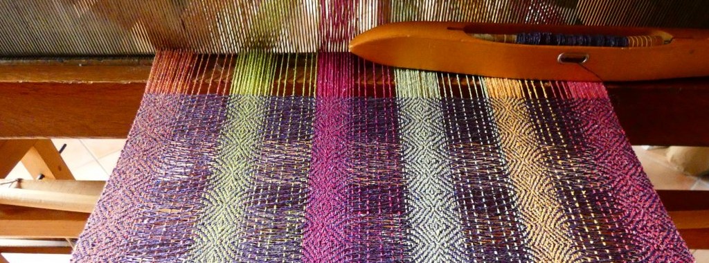 Echarpe en soie sauvage