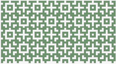 écharpe en coton d'après motif Métier d'Antan: écharpe en coton d'après motif