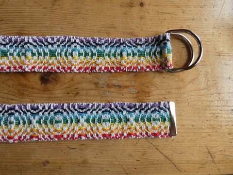 Ceinture tissée en coton Métier d'Antan: Ceinture tissée en coton