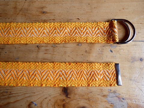 Ceinture tissée en coton Métier d'Antan: Ceinture tissée en coton