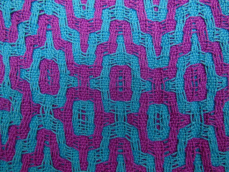 Métier d'Antan: Echarpe tissée en coton