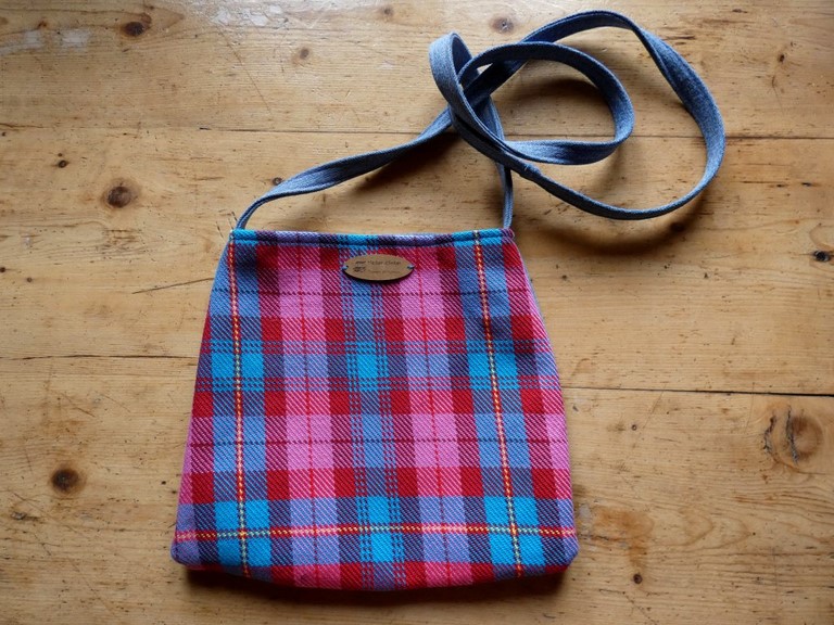 Sac tissé + jeans recyclé Métier d'antan: Sac tissé + jeans recyclé