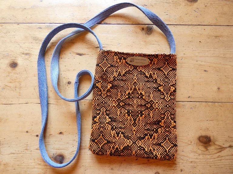 Sac tissé + jeans recyclé Métier d'antan: Sac tissé + jeans recyclé