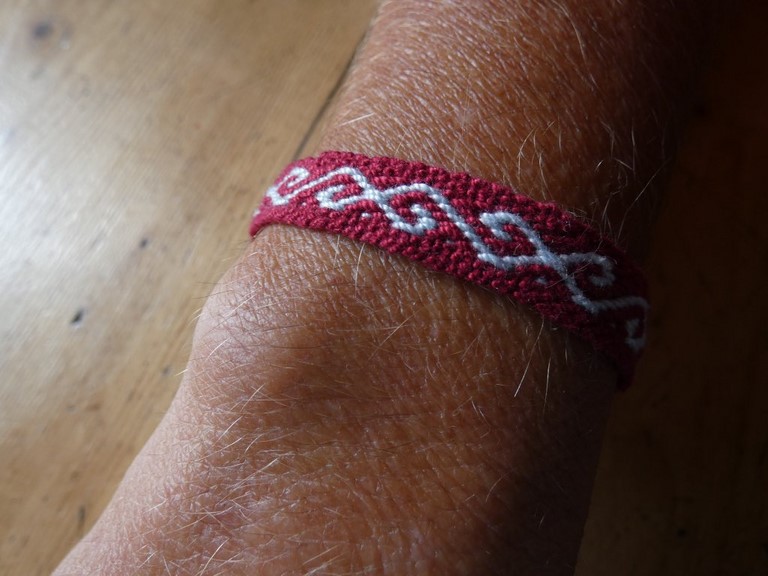 Métier d'Antan: Bracelet en coton fait main Bracelet en coton