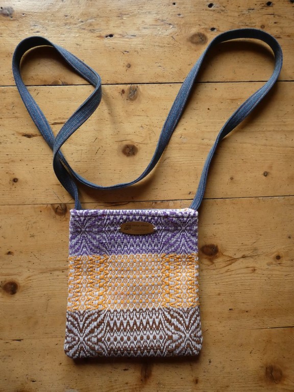 Métier d'Antan: Sac tissé + jeans recyclé