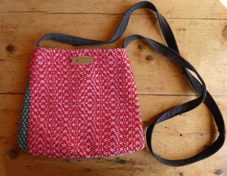 Sac tissé + jeans recyclé Métier d'antan: Sac tissé + jeans recyclé