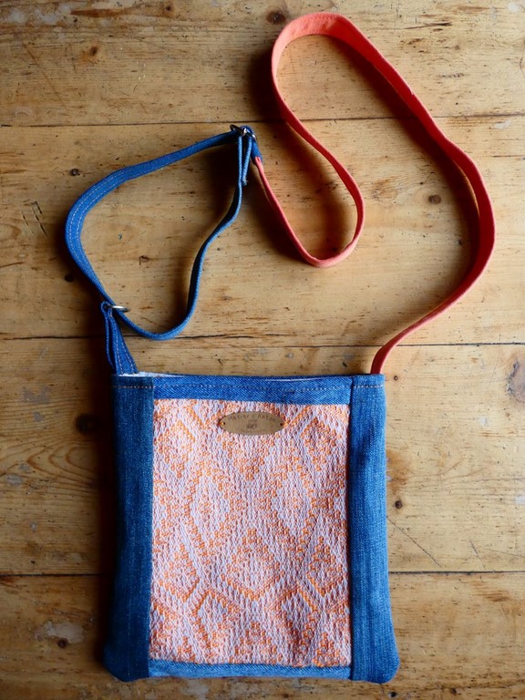 Sac tissé + jeans recyclé Métier d'antan: Sac tissé + jeans recyclé