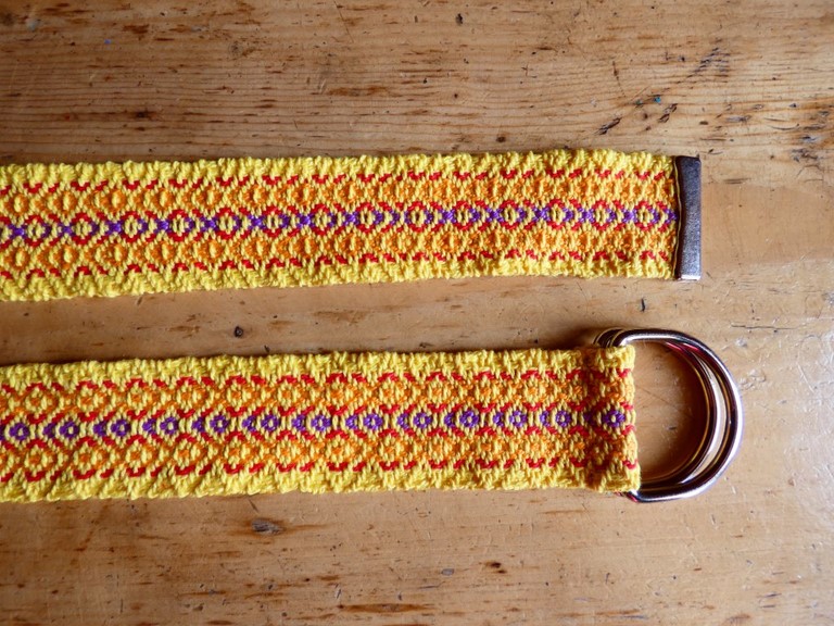 Ceinture tissée en coton Métier d'Antan: Ceinture tissée en coton