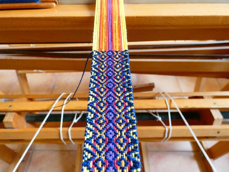 Ceinture tissée en coton Métier d'Antan: Ceinture tissée en coton