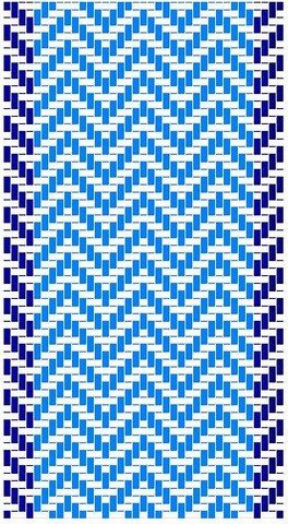 Métier d'Antan: Ceinture tissée en coton