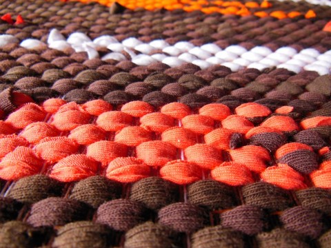 Tapis en t-shirt coton recyclé