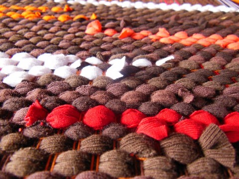 Tapis en t-shirt coton recyclé