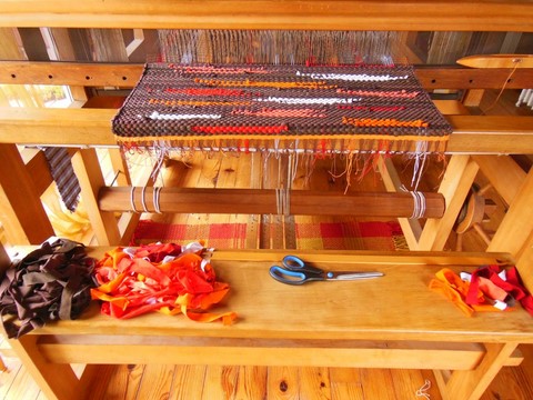 Tapis en t-shirt coton recyclé