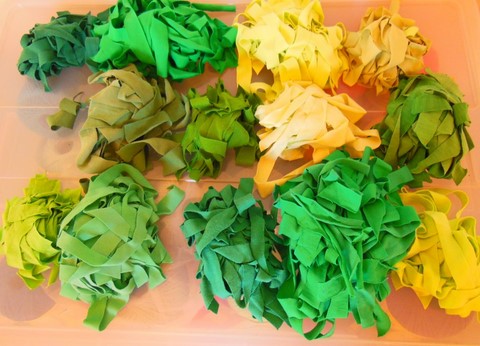 Tapis en t-shirts coton