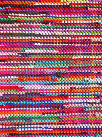 Tapis en t-shirts coton