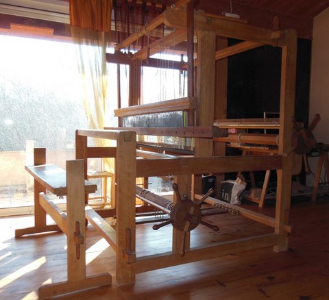 Métier d'Antan: Métier à tisser 4 cadres