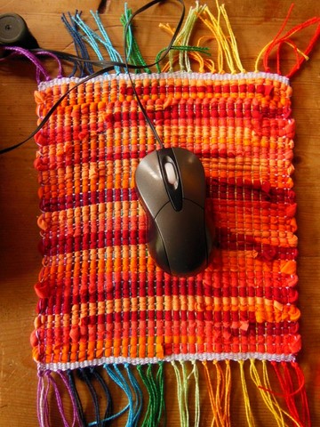 Métier d'Antan: Tapis de souris en t-shirt coton recyclé