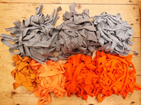 Métier d'Antan: Tapis en t-shirt coton recyclé