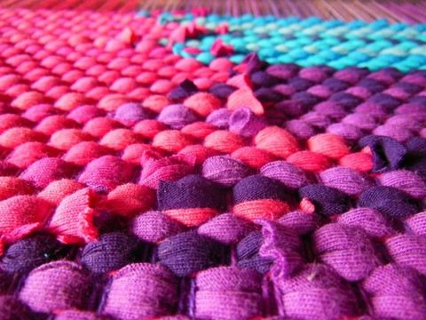 Tapis en t-shirt coton recyclé