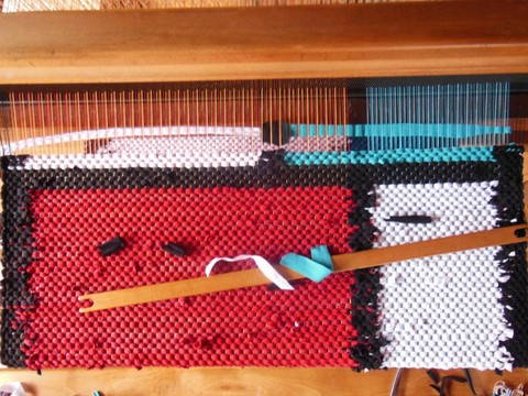 Tapis en t-shirt coton recyclé