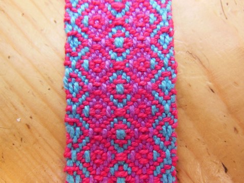 Métier d'Antan: Ceinture tissée en coton