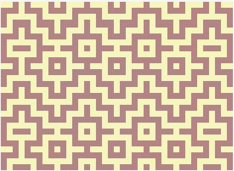 Sur mesure: Motif d'une écharpe en coton