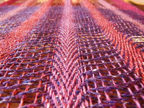 Echarpe en soie sauvage