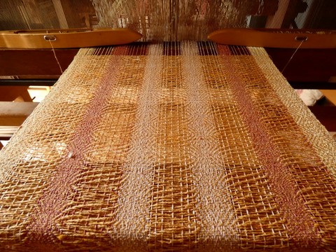 Echarpe en soie sauvage