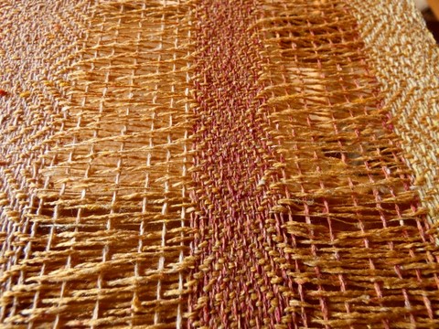 Echarpe en soie sauvage