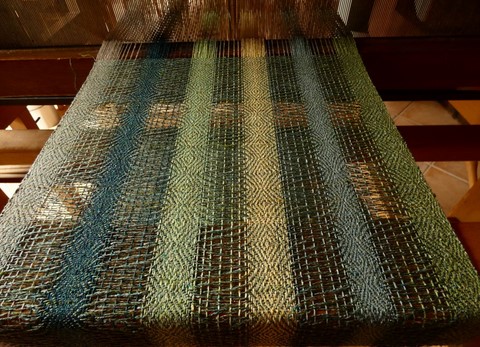 Echarpe en soie sauvage