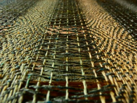 Echarpe en soie sauvage