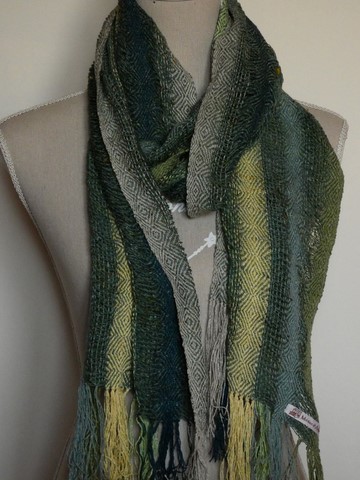 Echarpe en soie sauvage