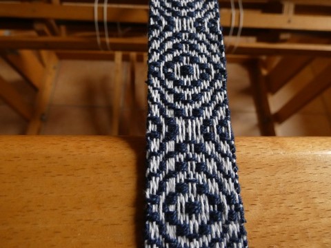 Métier d'Antan: Ceinture tissée en coton