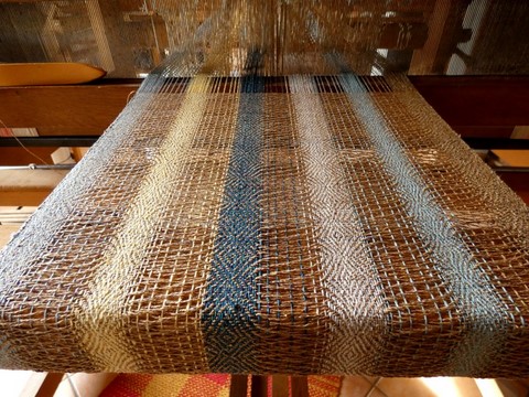 Echarpe en soie sauvage