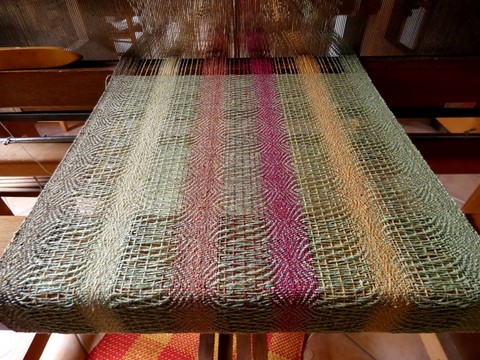 Echarpe en soie sauvage