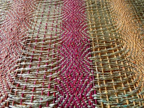 Echarpe en soie sauvage