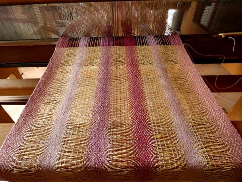 Echarpe en soie sauvage