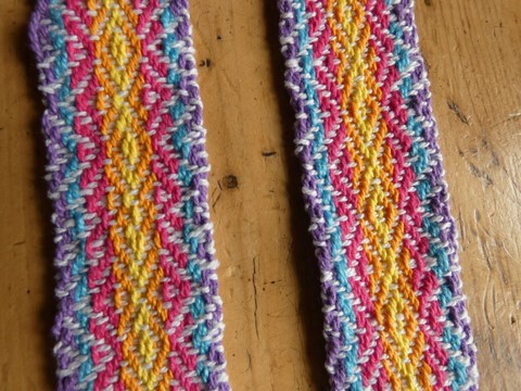 Métier d'Antan: Ceinture tissée en coton