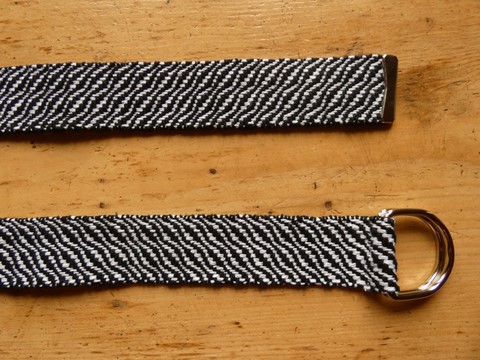 Métier d'Antan: Ceinture tissée en coton