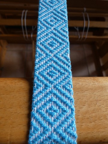 Métier d'Antan: Ceinture tissée en coton