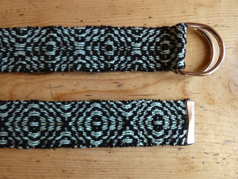 Métier d'Antan: Ceinture tissée en coton