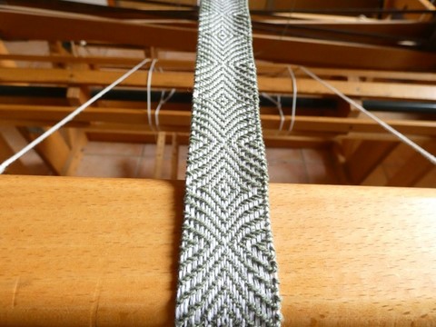 Métier d'Antan: Ceinture tissée en cotonMétier d'Antan: Ceinture tissée en coton