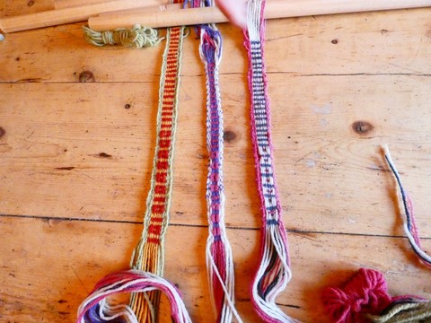 Métier d'Antan: atelier tissage à la ceinture